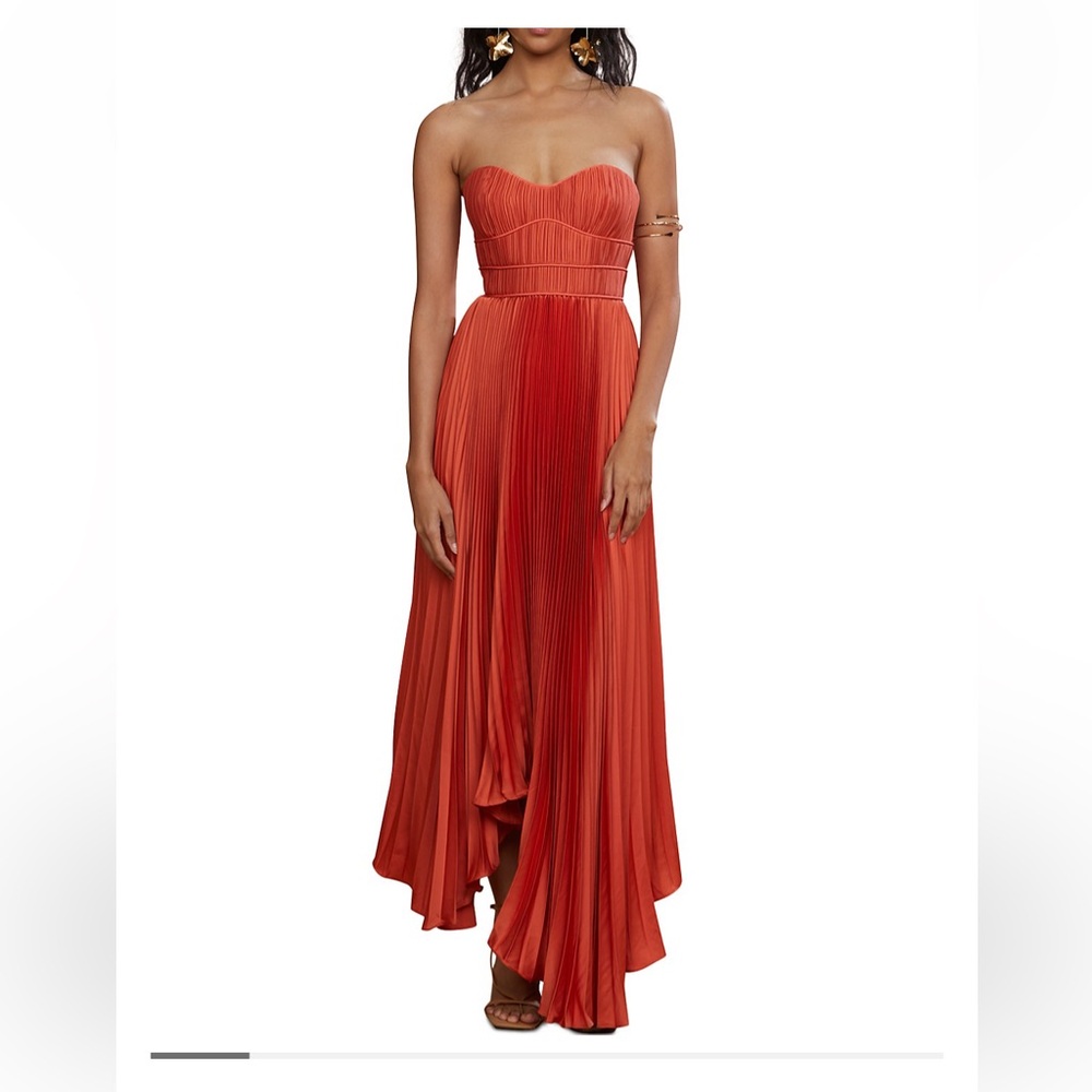 AMUR Juliett Midi Dress in Desert Sun